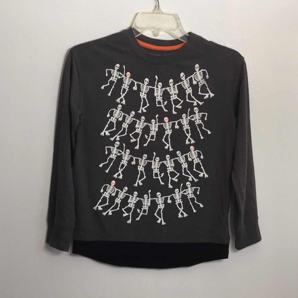 Cat & Jack Unisex Long Sleeve Skeleton M  NWOT